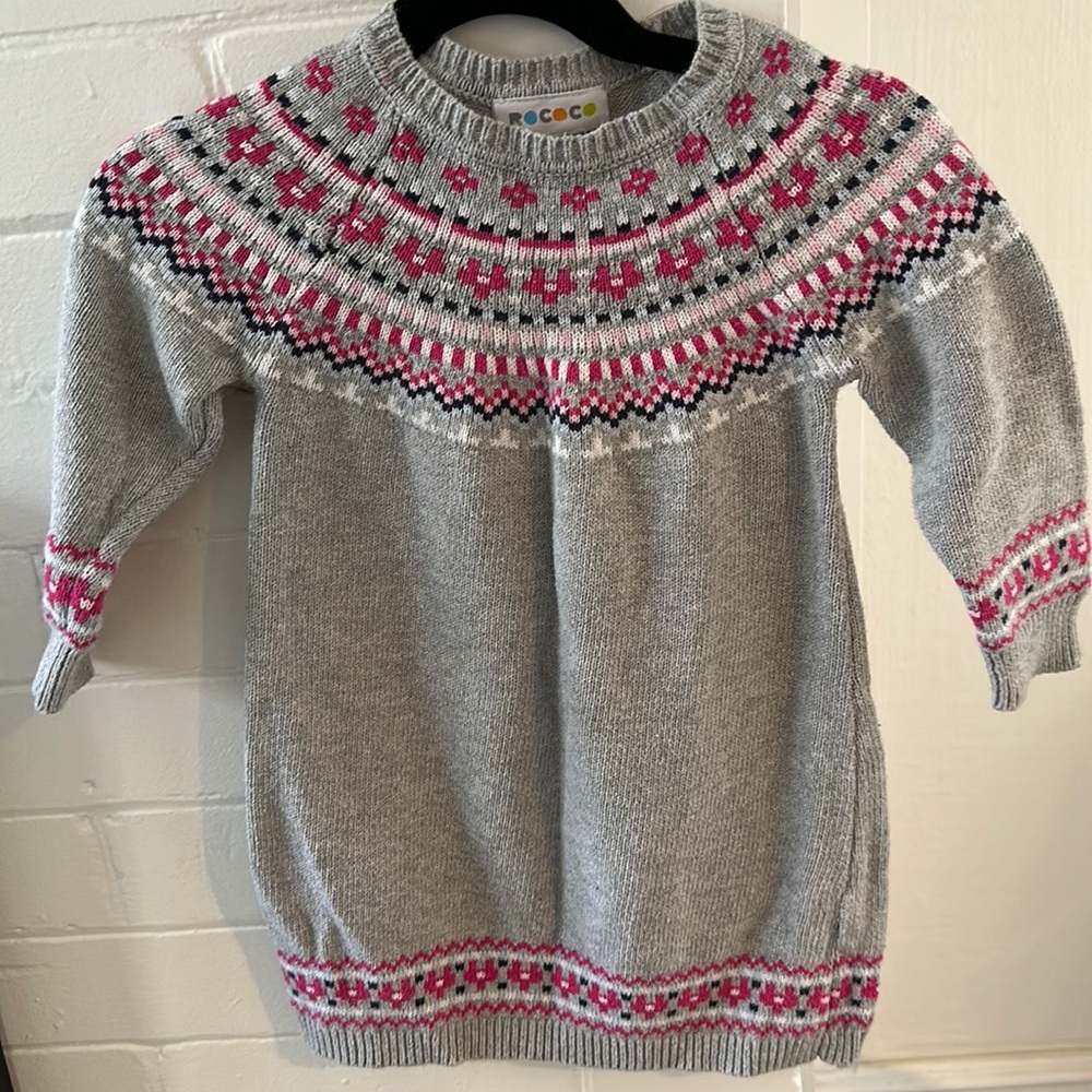 Rococo 3Y Sweater Dress